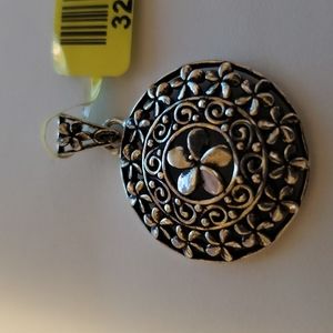 Artisan Crafted Floral Pendant